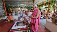 Rudra Homa (15 July 2026). Picture Courtesy: Shri Chandrashekhar Padubidri and Shri Narayan Kadle